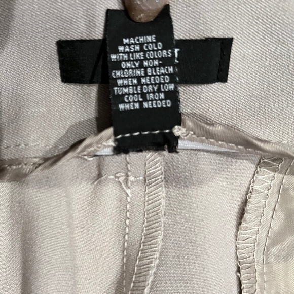 Alfani Women's Beige Tummy Control Curvy Fit Trouser Leg Pants Plus Size 24W - Picture 12 of 13